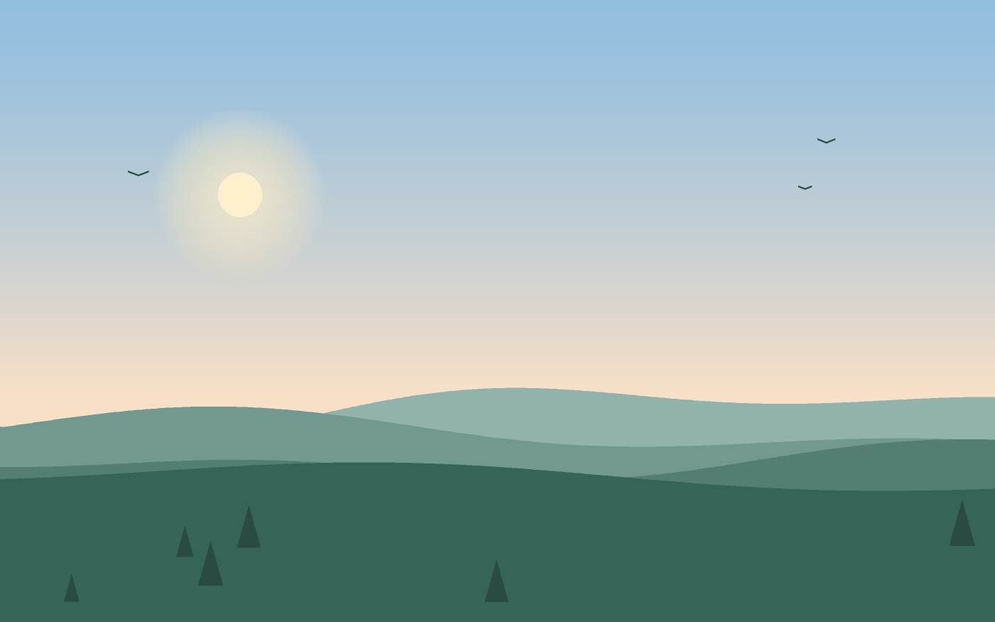 Landschaftsillustration