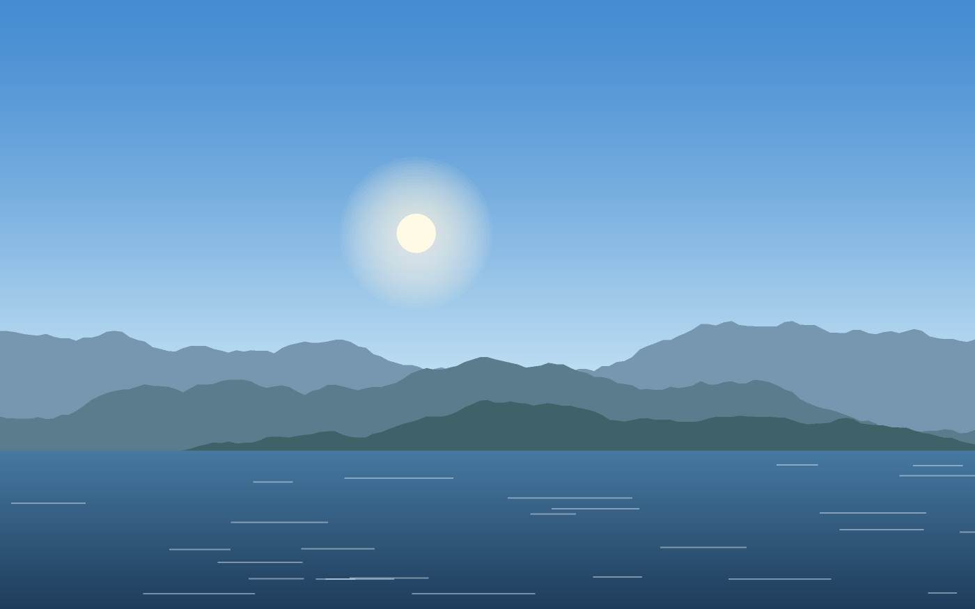 Landschaftsillustration