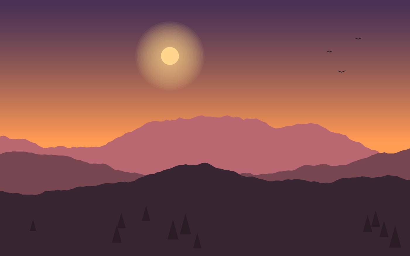 Landschaftsillustration