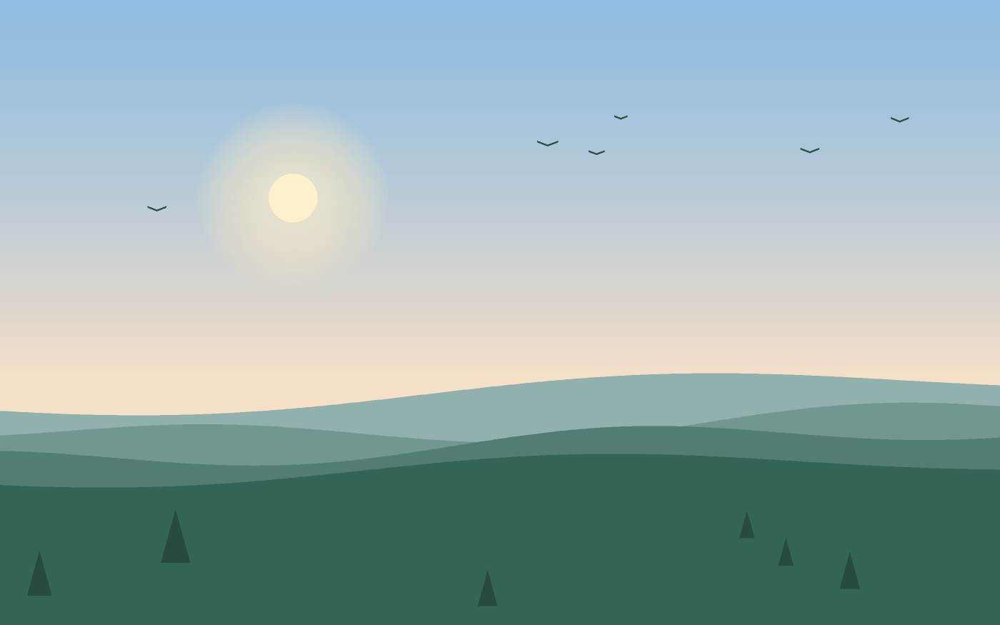 Landschapsillustratie