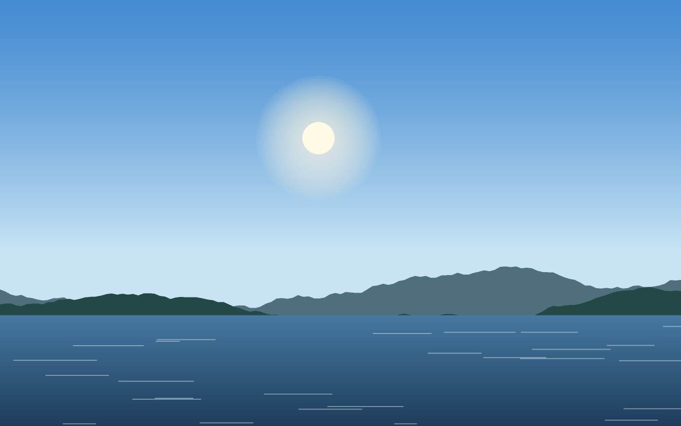Landschapsillustratie