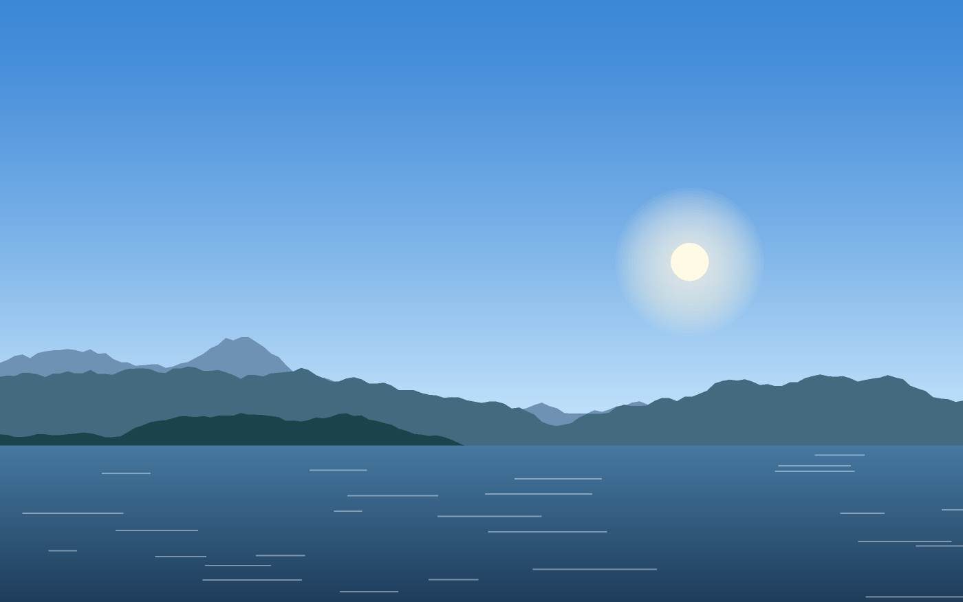 Landschaftsillustration