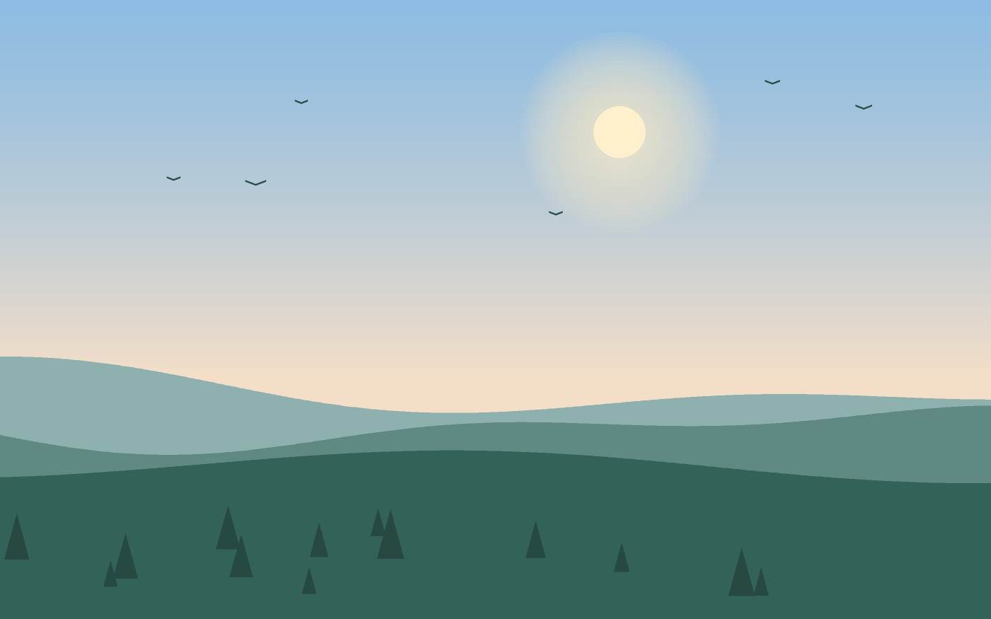 Landschaftsillustration