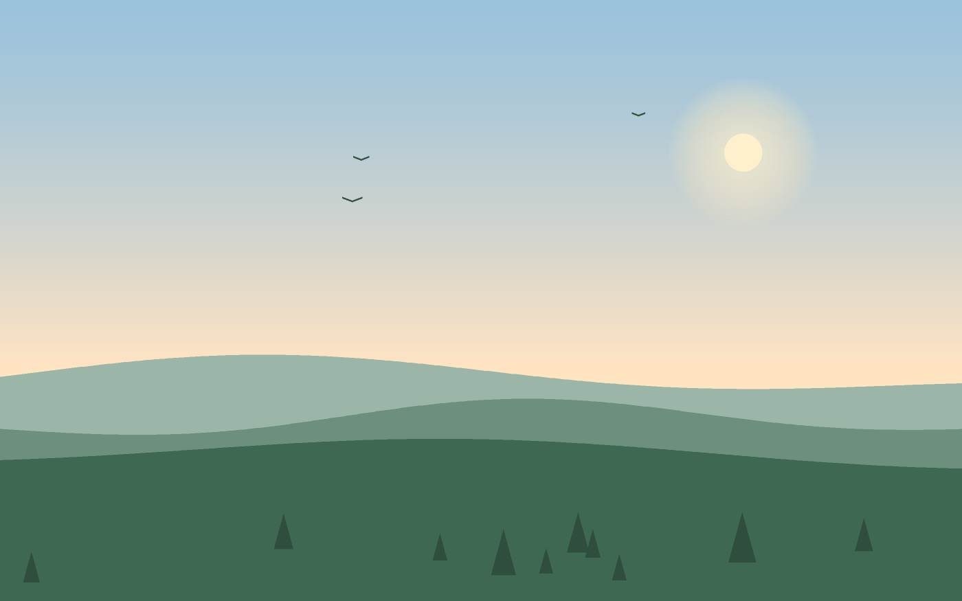 Ilustrace krajiny