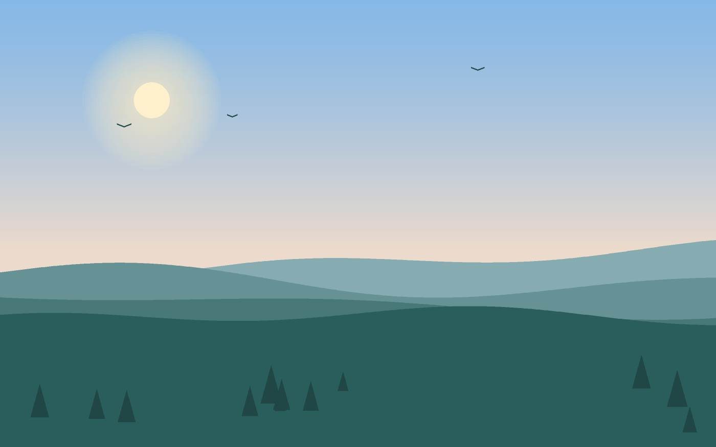 Ilustrace krajiny