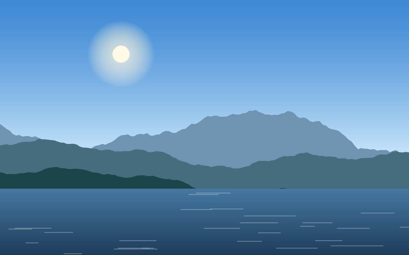 Ilustrace krajiny