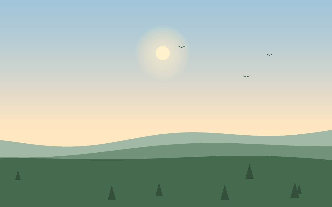 Landschaftsillustration