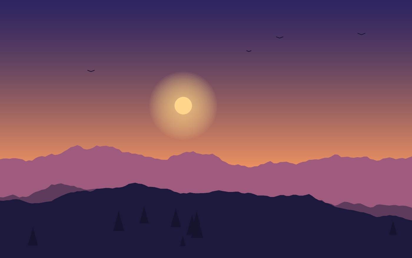 Landschaftsillustration