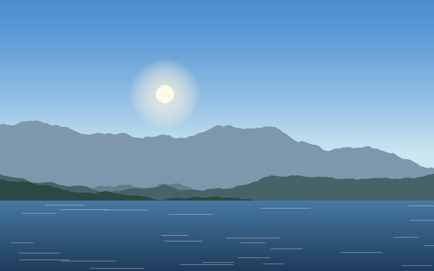 Landschaftsillustration