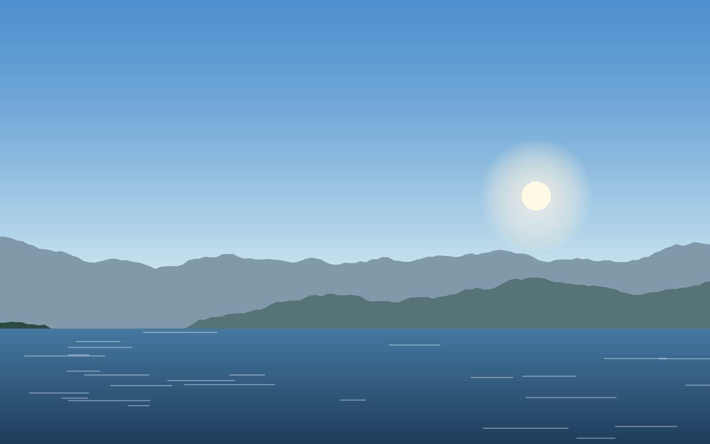 Landschaftsillustration