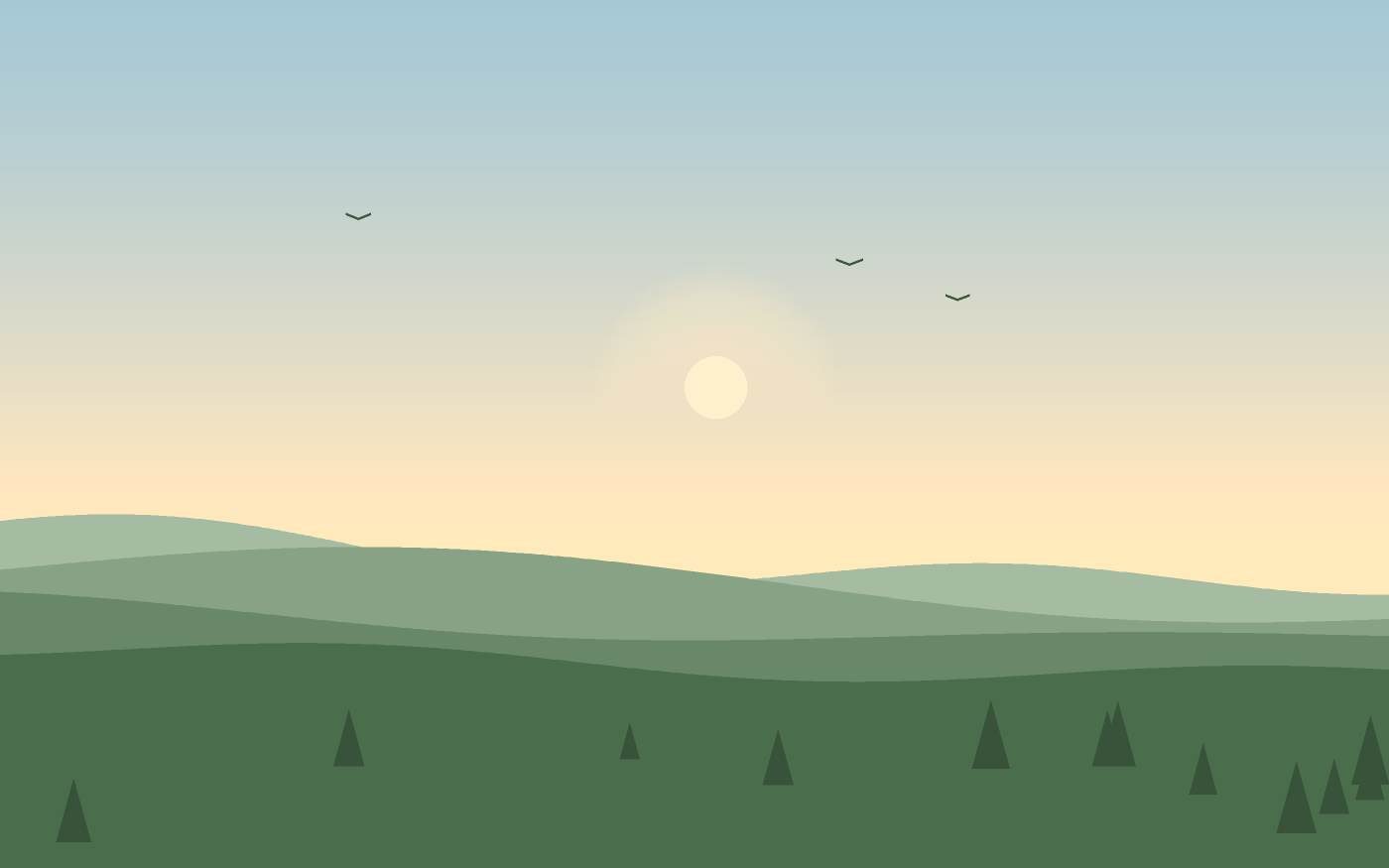 Ilustración de un paisaje