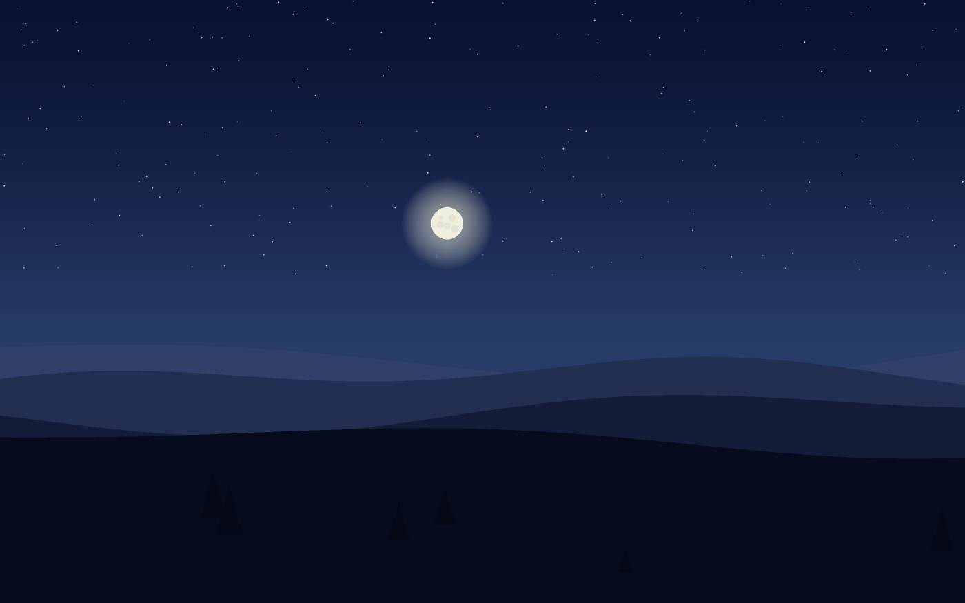 Illustrazione di un paesaggio