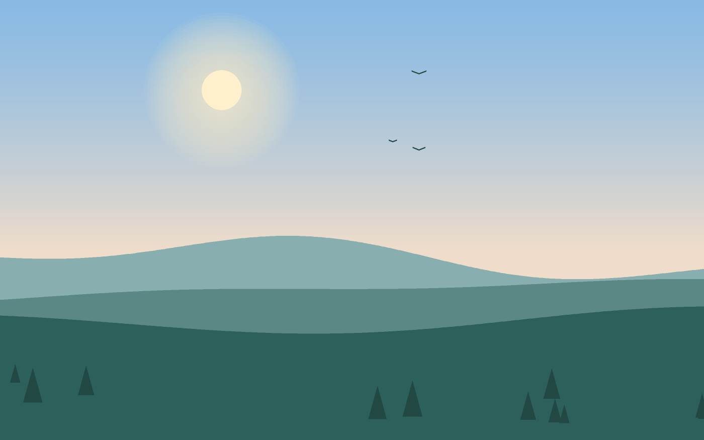 Landschapsillustratie