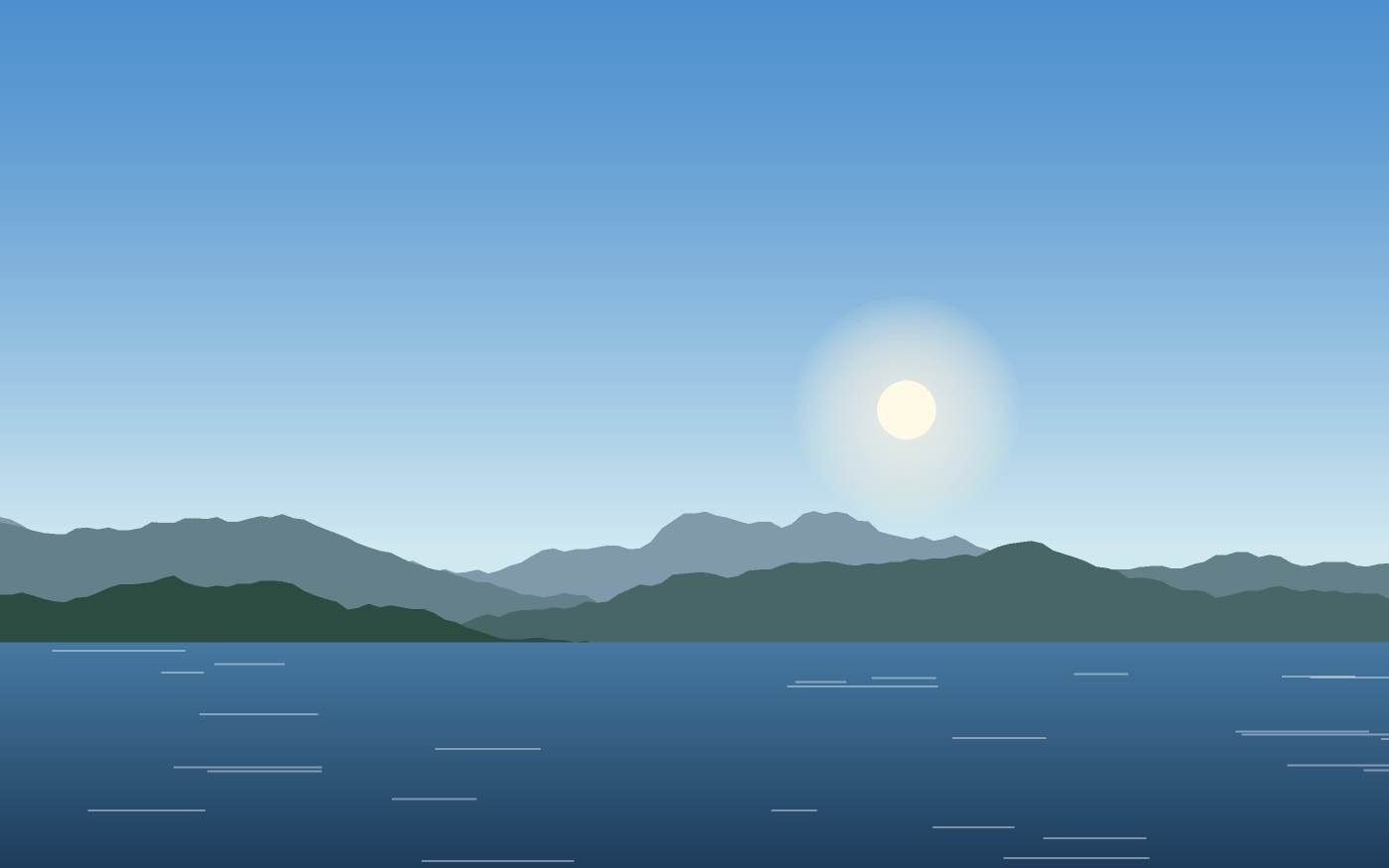 Landschapsillustratie