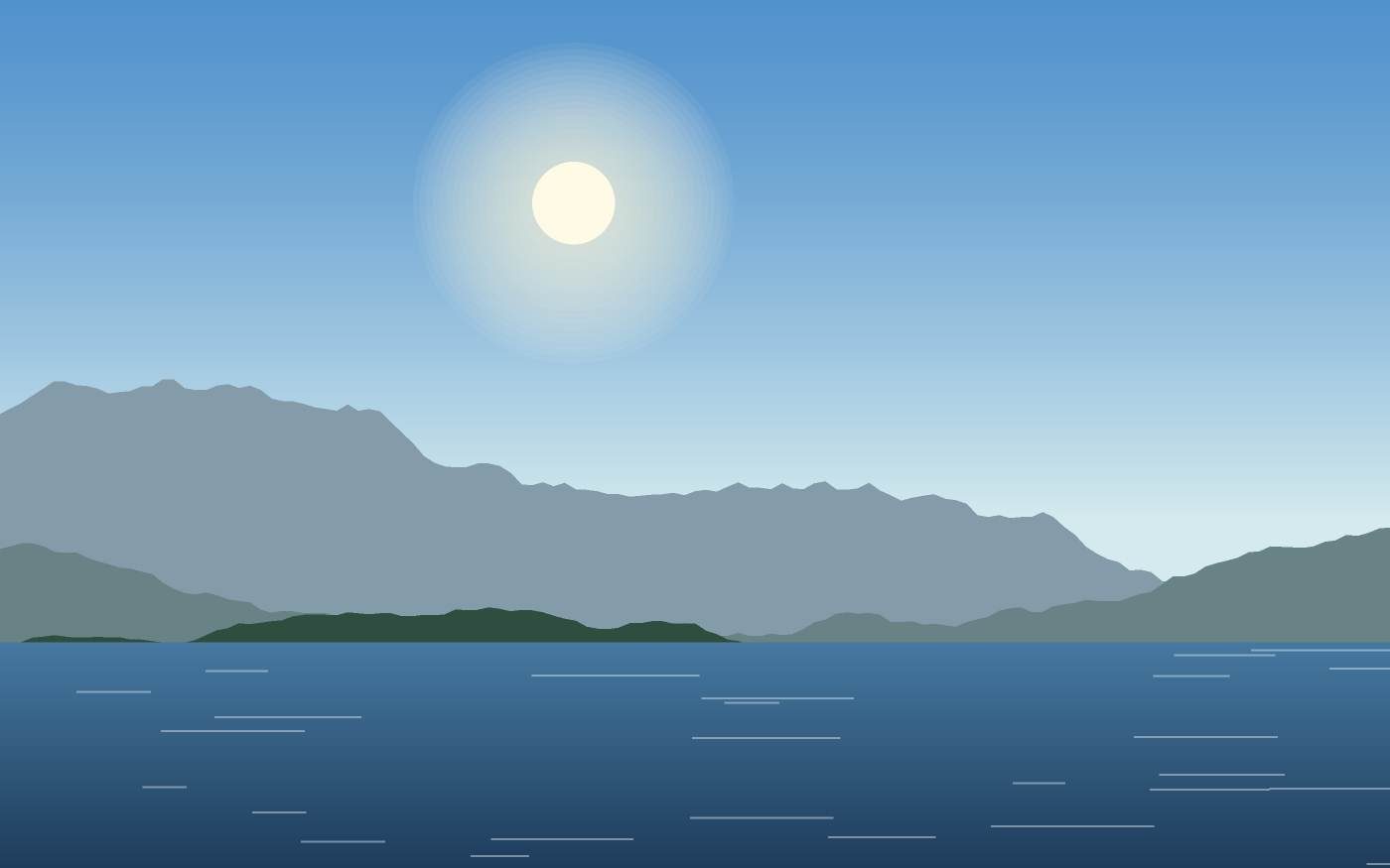 Landschapsillustratie