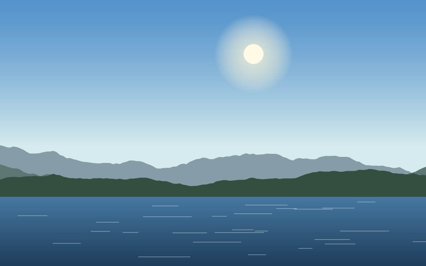 Landskapsillustrasjon