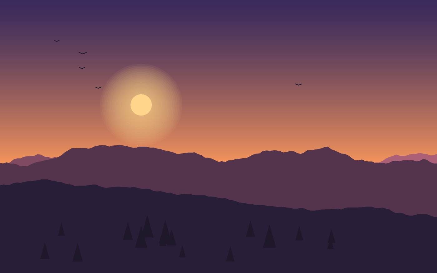 Ilustracja krajobrazu