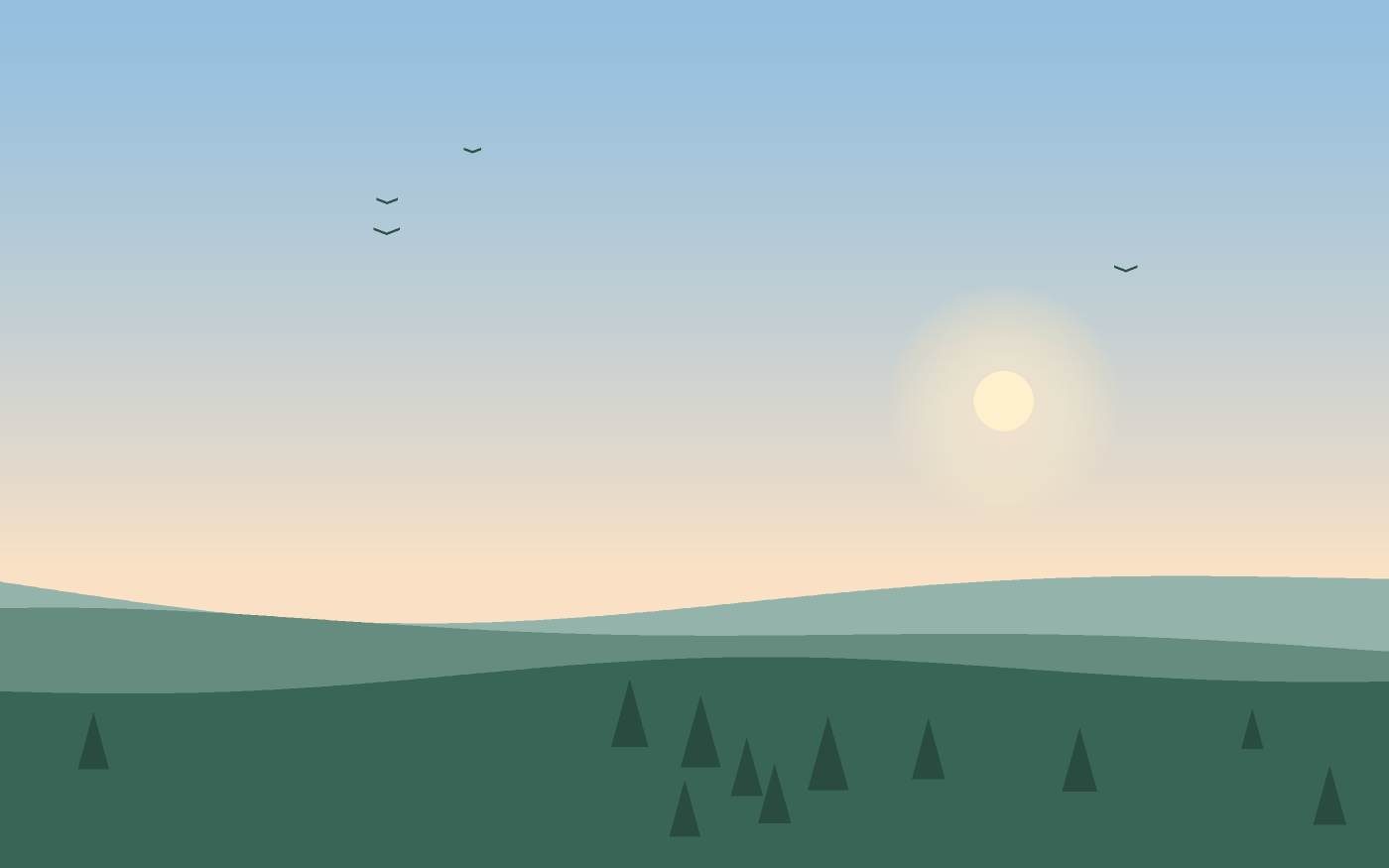 Ilustracja krajobrazu