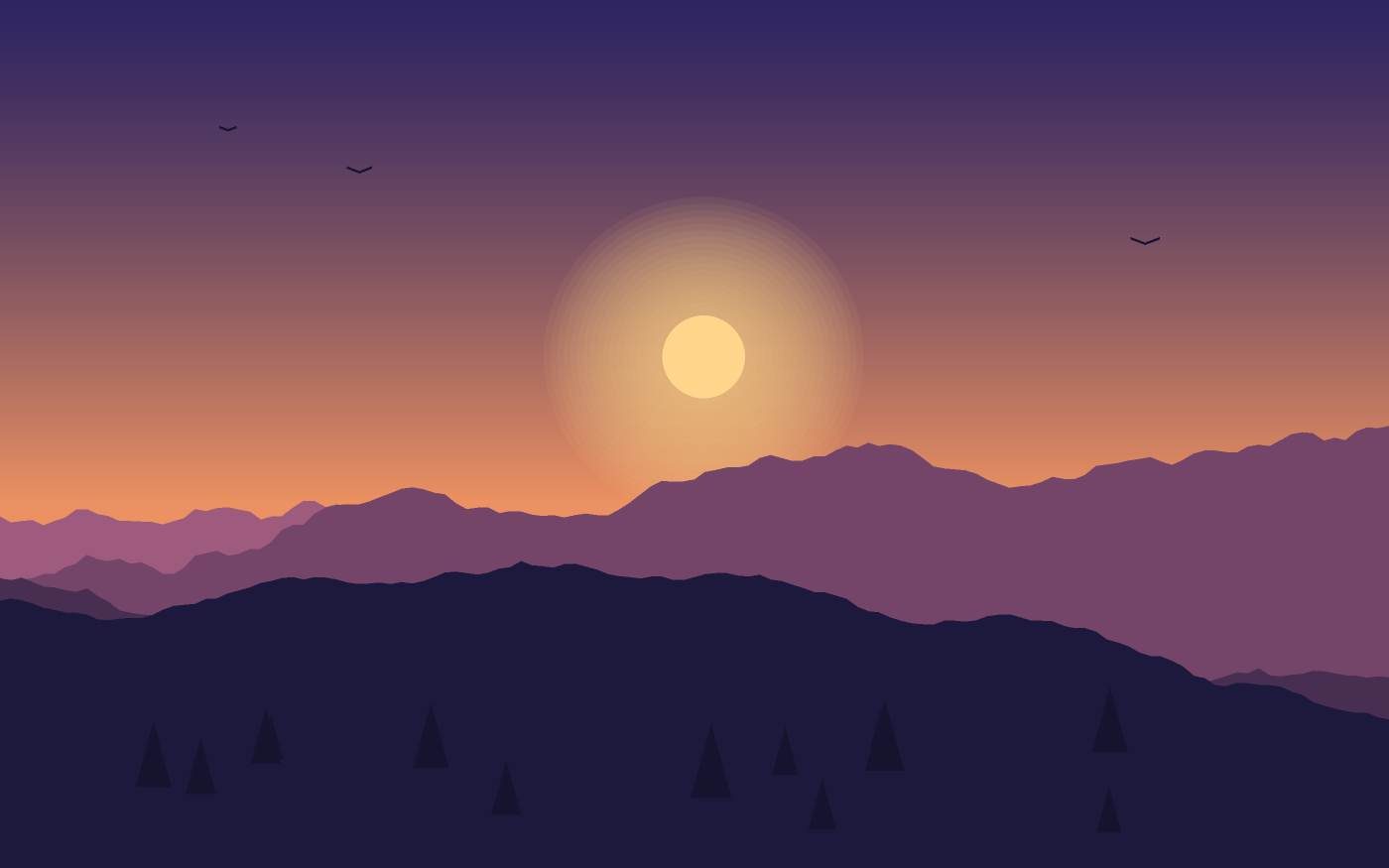 Ilustracja krajobrazu